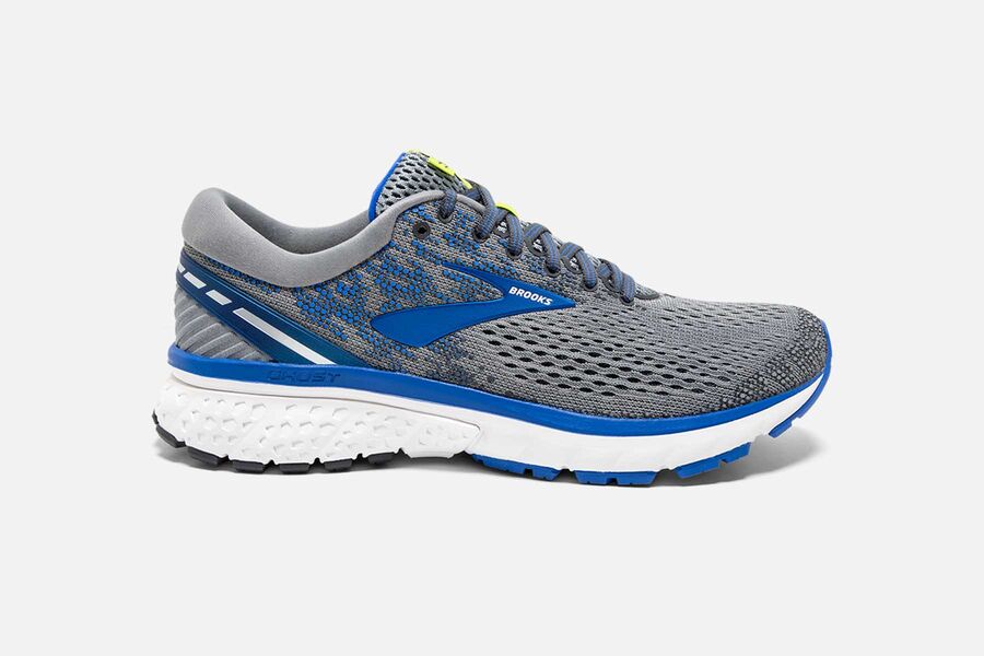 Brooks Herren Ghost 11 Laufschuhe Grau Blau Silber Brooks Gunstig Kaufen